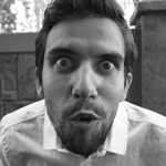 Photo of book aficionado, Logan