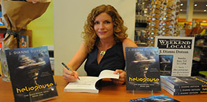 Book signing by an author